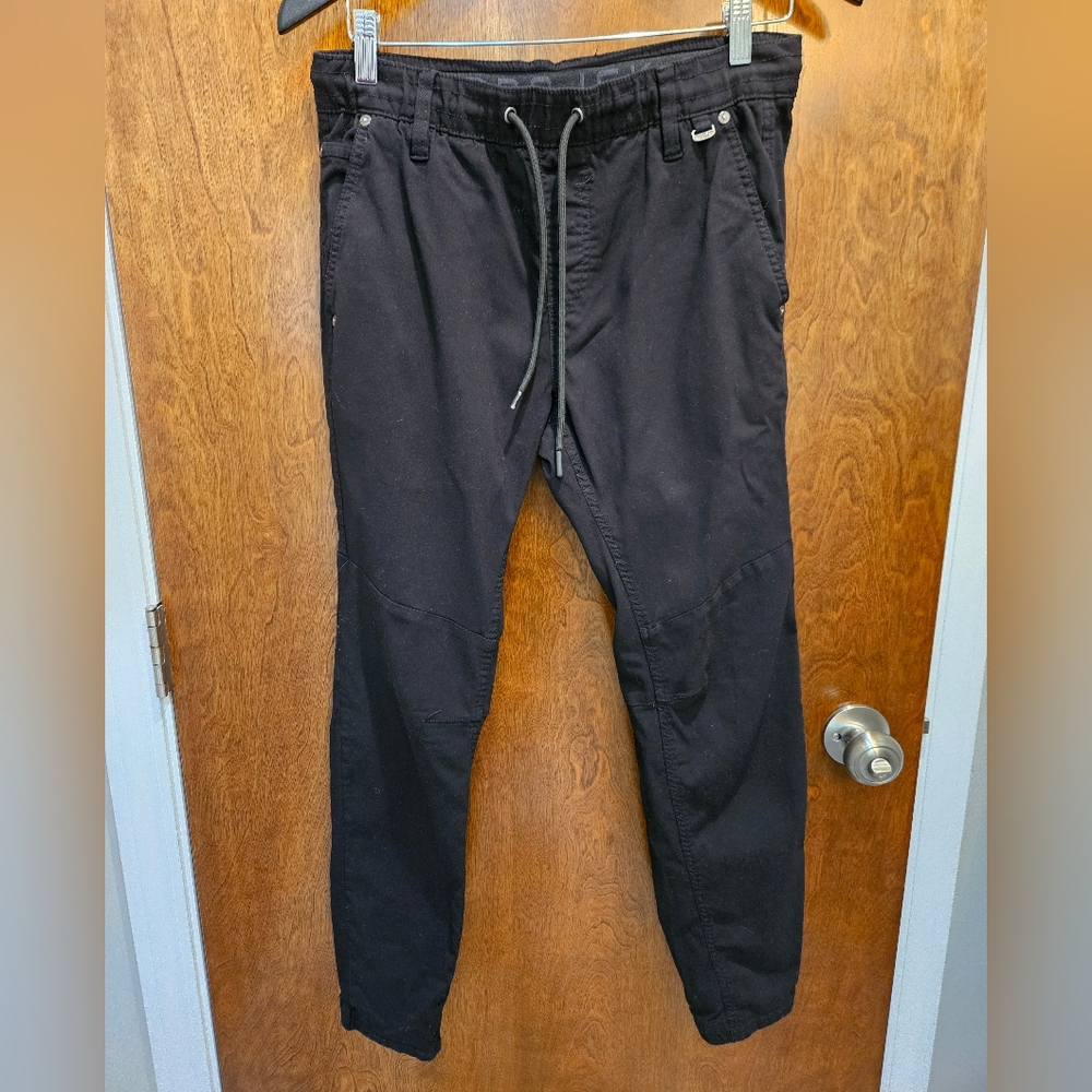 Men's Black Jogger Style Pants